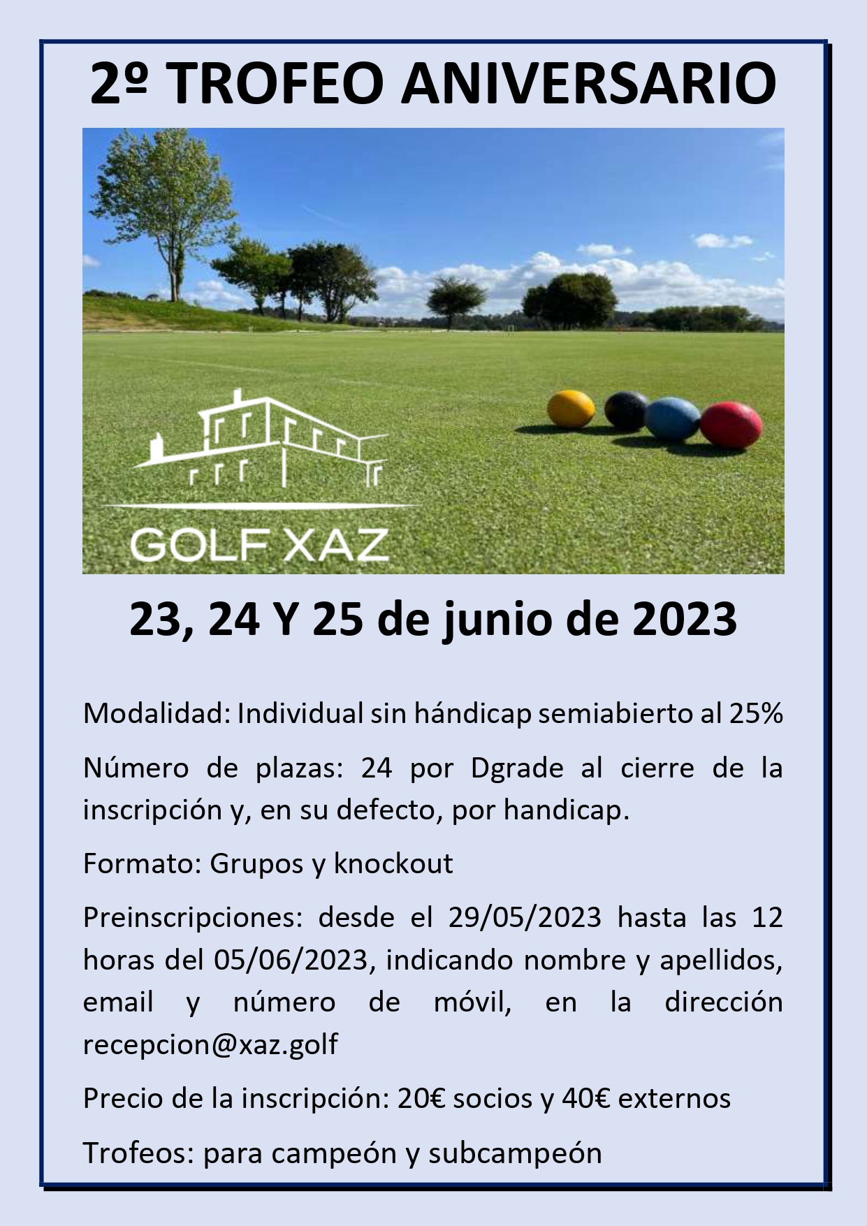 2º TROFEO ANIVERSARIO CROQUET GOLF XAZ