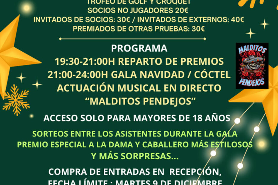 Cartel de la Gala de Navidad 2025.