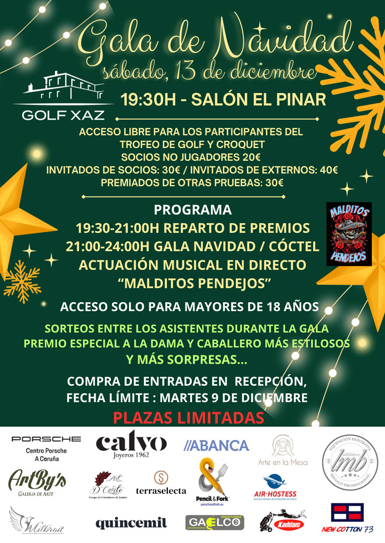 Cartel de la Gala de Navidad 2025.