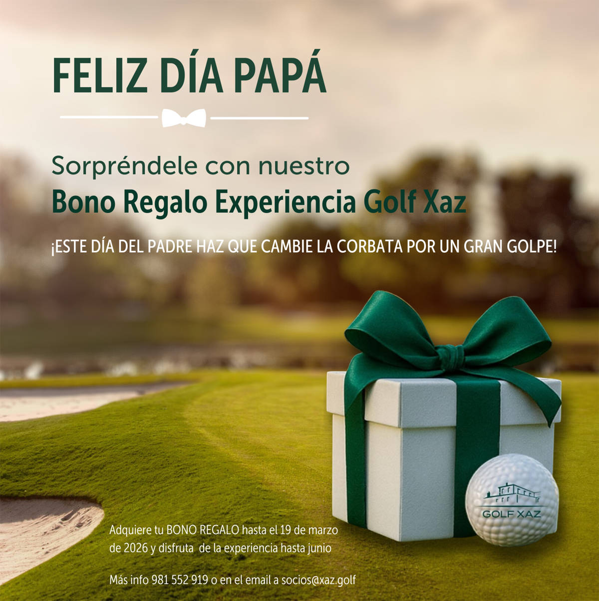 Bono regalo día del padre - 1 Bono Día del Padre.