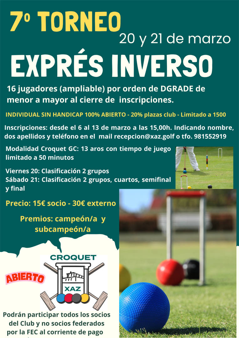 7º Torneo Croquet Express Inverso.