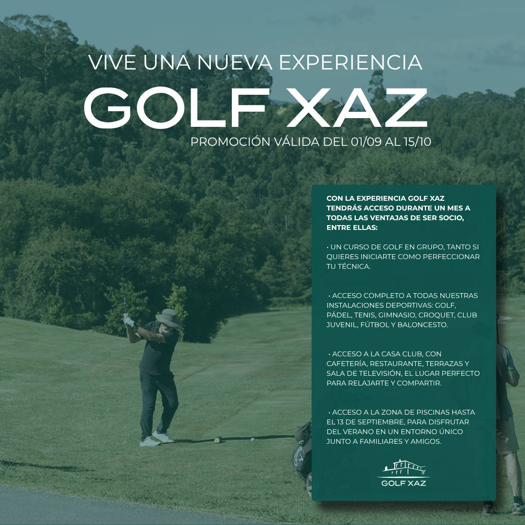 Vive una nueva experiencia Golf Xaz. Vive una nueva experiencia Golf Xaz.